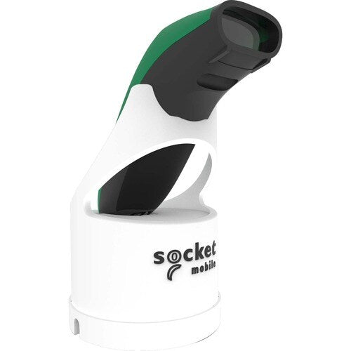 Socket Mobile SocketScan® S740, escáner de código de barras universal, base verde y blanca -