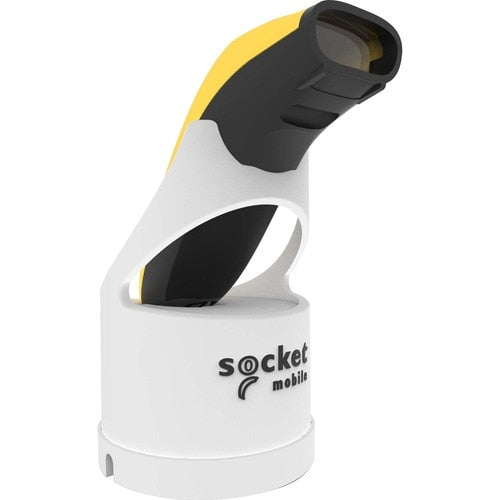 Socket Mobile SocketScan® S740, escáner de código de barras universal, base amarilla y blanca -
