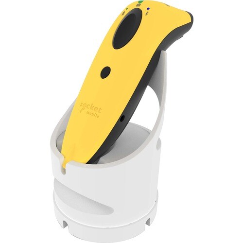 Socket Mobile SocketScan® S740, lecteur de codes-barres universel, station d'accueil jaune et blanche -