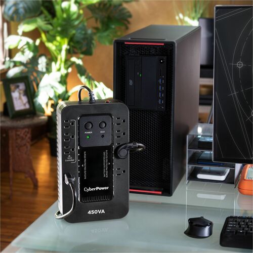 Sistemas UPS ecológicos CyberPower EC450G de Cyber Power: 120 V CA, NEMA 5-1