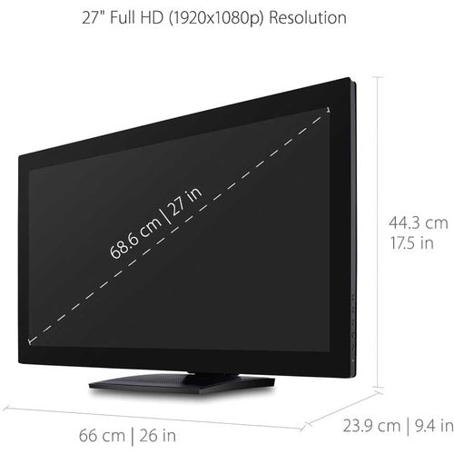 Écran tactile LCD ViewSonic TD2760 27 pouces - 16:9 - 6 ms