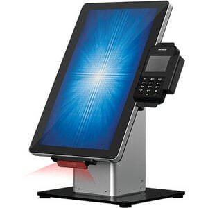 Elo Slim Desk Mount for Touchscreen Monitor, Cradle, Bar Code Reader, Fingerprin