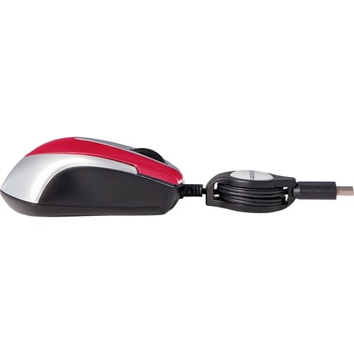 MINI SOURIS OPTIQUE DE VOYAGE USB-C MULTI 10 ROUGE