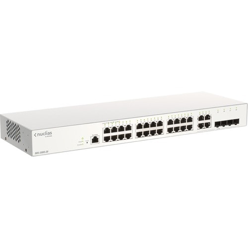 NUCLIAS 24PORT GBE CLOUD-MNGD SWITCH + 4 COMBO GBE/SFP 1 AN ABONNEMENT INCLUS