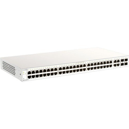 Switch Nuclias de 48 puertos GBE en la nube, 4 combos GBE/SFP, suscripción de 1 año, incluye