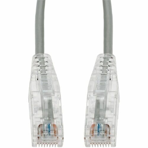 Câble Ethernet Cat. 6 en PVC fin gris AddOn 30 cm, transparent, anti-accroc