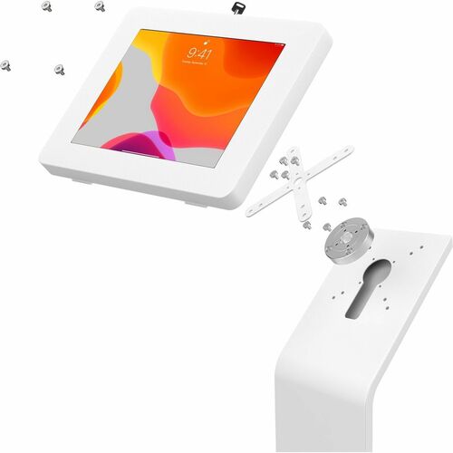 Soporte de suelo con cerradura CTA Digital Premium y carcasa para iPad de 10.ª generación (10,9 pulgadas y M)