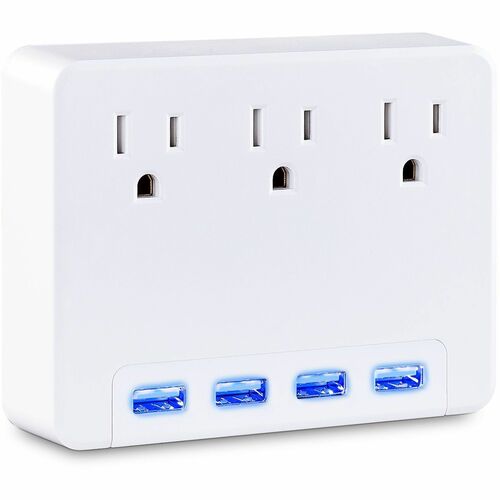 Cyber Power CyberPower P3WU Wall Tap Outlet - NEMA 5-15R Outlet(s), NE