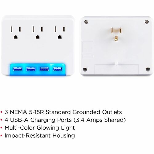 Cyber Power CyberPower Professional P3WUH 3-Outlet Surge Suppressor/Pr