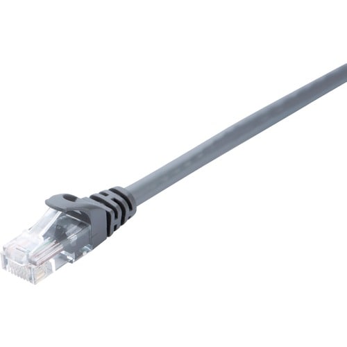 Câble V7 gris Cat6 non blindé (UTP) RJ45 mâle vers RJ45 mâle 1 m 3,3 pi