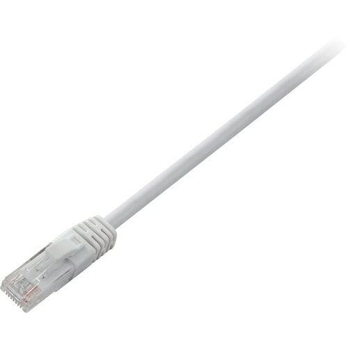 Câble V7 blanc Cat6 non blindé (UTP) RJ45 mâle vers RJ45 mâle 1 m 3,3 pi