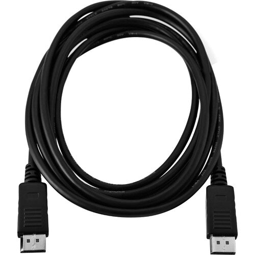 Câble DisplayPort 1.2 V7 21,6 Gbit/s 4K UHD 2 m/6,6 pi Noir