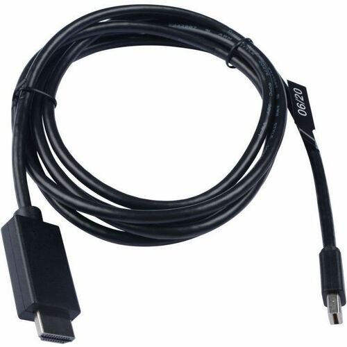 Câble Mini DisplayPort mâle vers HDMI mâle V7 2 m (6,6 pi) noir