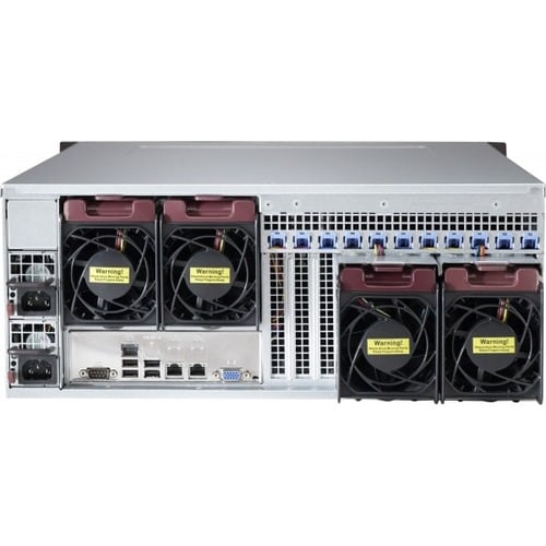 Supermicro SuperChassis 842XTQC-R804B - Rack-mountable - Black - 4U -
