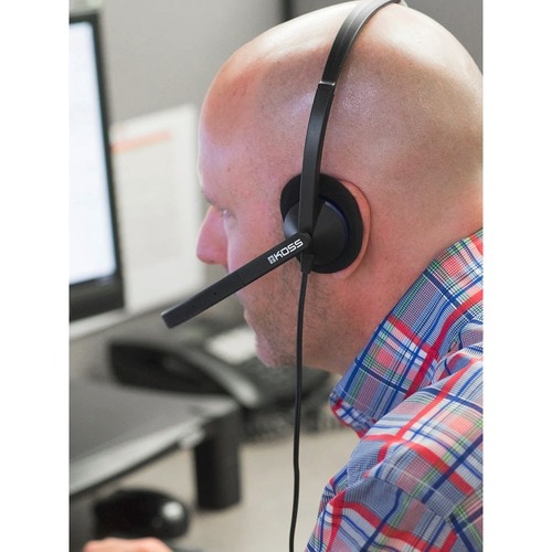 Casque de communication USB Koss CS200 - Stéréo - USB Type A, TRRS - Wir