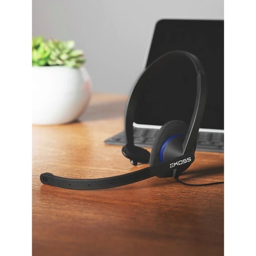 Casque de communication USB Koss CS200 - Stéréo - USB Type A, TRRS - Wir