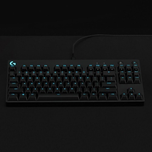 Clavier de jeu mécanique Logitech G Pro bleu cliquable