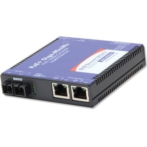 Convertidor de medios Advantech PoE y PoE+ de 10/100/1000 Mbps - Red (RJ