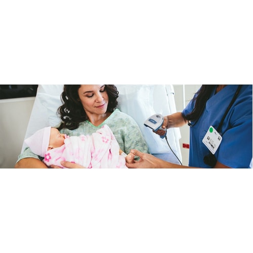 Kit de scanner de codes-barres portable Zebra DS4608-HC - Connectivité par câble - 1D, 2D - Ima