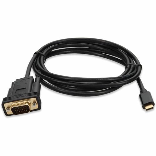 AddOn 2m USB 3.1 (C) Male to VGA Male Black Cable