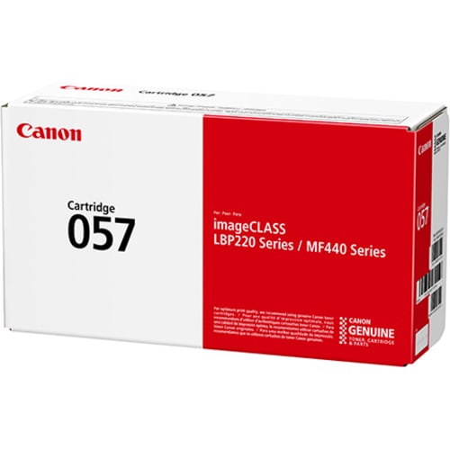 Canon 057 Original Laser Toner Cartridge - Black - 1 Pack -