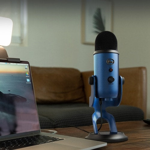 Microphone à condensateur filaire Blue Yeti - Stéréo