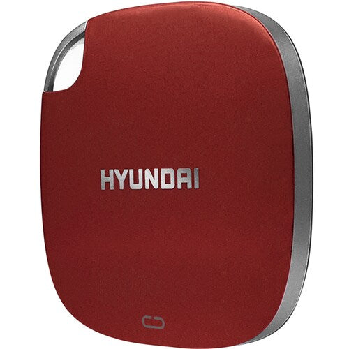 SSD EXTERNO HYUNDAI DE 2 TB USB 3.1 TIPO C - 5 AÑOS DE GARANTÍA - ROJO
