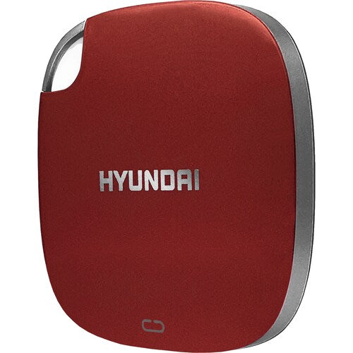 SSD EXTERNO HYUNDAI DE 500 GB USB 3.1 TIPO C - 5 AÑOS DE GARANTÍA - ROJO