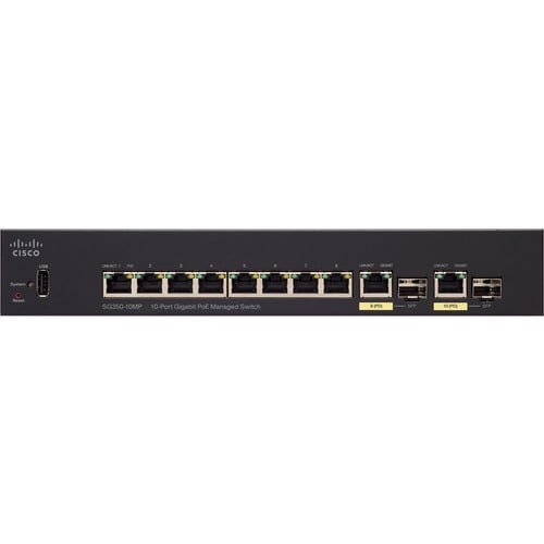 SG350-10MP CONMUTADOR ADMINISTRADO POE DE 10 PUERTOS GIGABIT