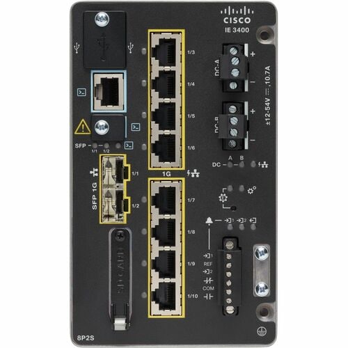 CATALYST IE3400 WITH 8GE POE/POE+ 2GE SFP ADV MODULAR NE