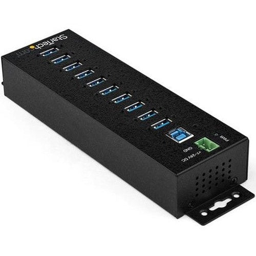 StarTech.com Hub USB 10 ports avec adaptateur secteur - Hub de données USB 3.0 industriel en métal