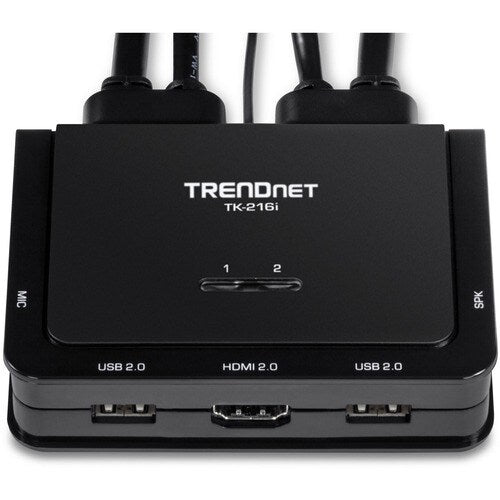 Conmutador KVM HDMI 4K de 2 puertos