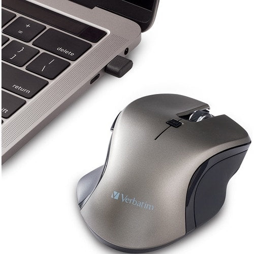 Verbatim USB-C™ Wireless Blue LED Mouse - Graphite