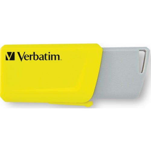 2PK 16GB STORE N CLICK USB MULTI 8 FLASH DRIVE BLUE YELLOW