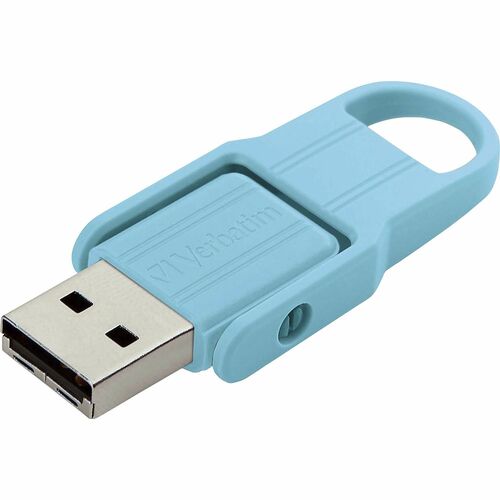 2PK 16GB STORE N FLIP USB FLASH MULTI 8 DRIVE BERRY BLUE