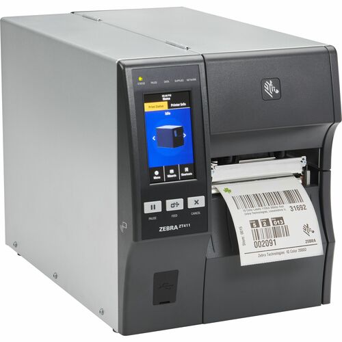 Zebra ZT411 Industrial Direct Thermal/Thermal Transfer Printer - Label Print - U