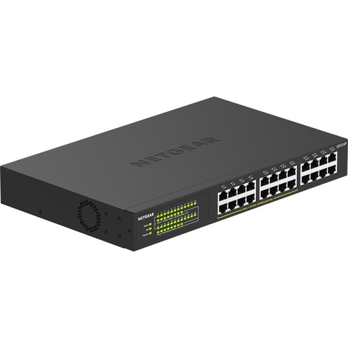 24-PORT GBE UNMANAGED POE+ SWITCH WITH 16-PORTS POE+