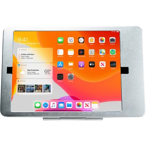 Soporte de quiosco de seguridad dual digital CTA con estuche con cerradura y cable para iPad 10.2