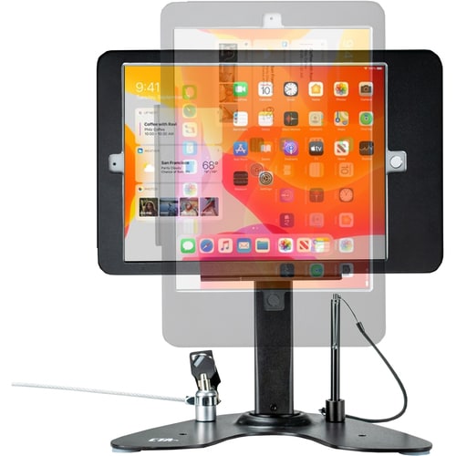 Soporte de quiosco de doble seguridad digital CTA con estuche con cerradura y cable para iPad 10.2
