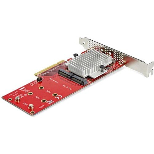 ADAPTADOR SSD PCIE M.2 DUAL X8 PARA SSD PCIE NVME / AHCI M.2