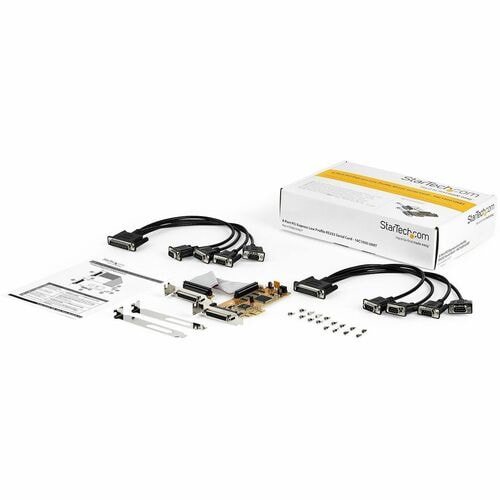 StarTech.com 8-Port PCI Express RS232 Serial Adapter Card, PCIe to DB9