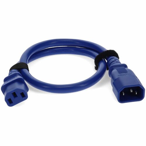Câble AddOn 1 pi C13 femelle vers C14 mâle 18AWG 100