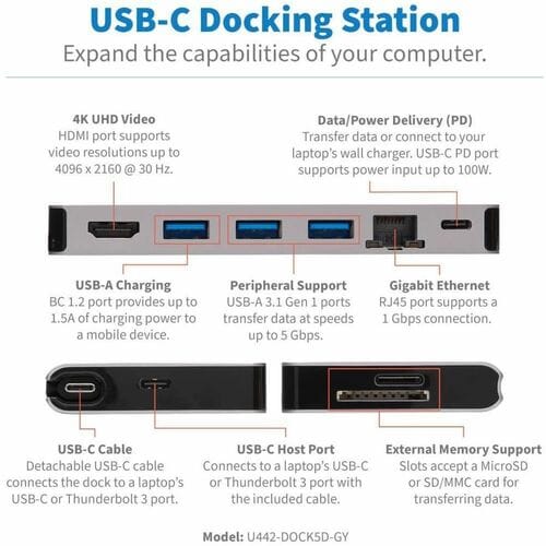 Tripp Lite de Eaton U442-DOCK5D