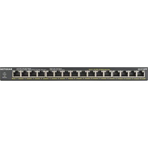 16PORT GIG UNMANAGED POE+ WITH FLEXPOE 183W