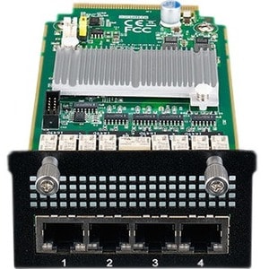 Advantech 4 puertos 1GbE RJ45 tipo tornillo de mariposa - Para redes de datos