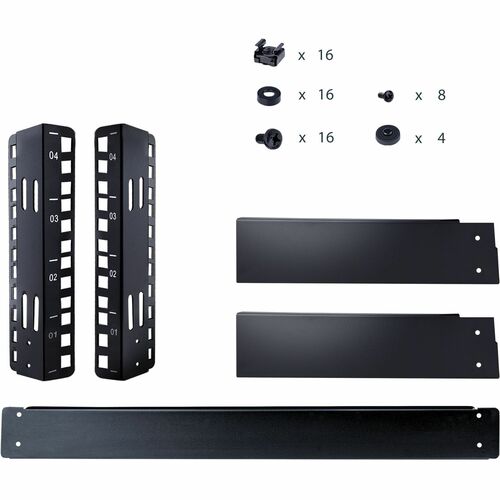 StarTech.com 4U 19" Desktop Open Frame Rack - 2-Post Free-Standing Net