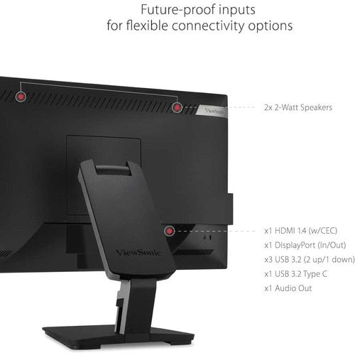 Monitor táctil LCD ViewSonic TD2455 de 24" - 16:9 - 6 ms