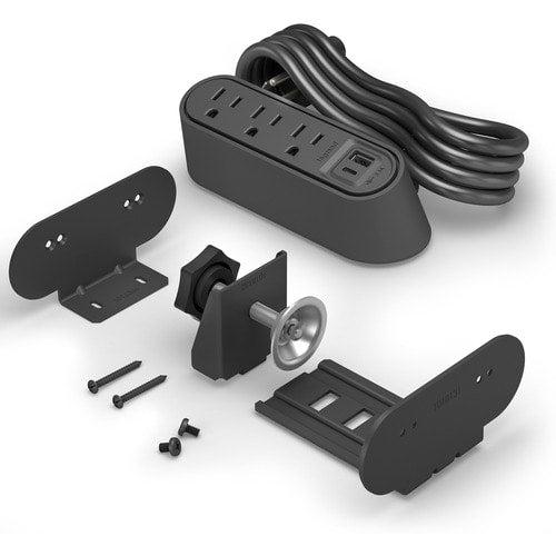 Centre d'alimentation de bureau Wiremold à 3 prises