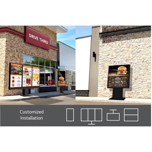 Écran d'affichage numérique LG 55XE4F-M - 55" (1397 mm) LCD