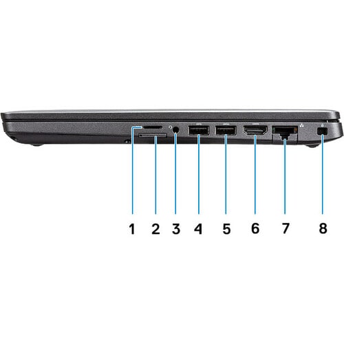 FR LATITUDE 5400 I5-8265U 8GB 256GB NTCH 1920X1080 I9560 W10 14IN
